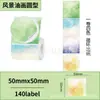 Papel Térmico con Gradiente de Color Ciclo Multicolor Adecuado para Papel de Etiqueta Térmica Jingchen B3S, Detong P1, Puchu Aq00