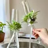 Copas de Champaña de Alta Gama para Bodas y Fiestas de Cumpleaños Decoradas con Flores Inmortales para Crear un Momento Fresco y Romántico