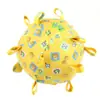 Juguete para Perros de Bola Sonora con Cinta, Bola Rodante con Cascabel Interactivo para Provocar Perros, Juguete para Mascotas, Juguete para Masticar Gatos