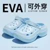 Zuecos de Suela Gruesa para Mujer, Nuevo Modelo 2026, Sandalias de Playa Cerradas Ultra-Cómodas para Exteriores de Eva Antideslizantes Resistentes al Olor para Mujer