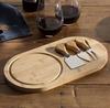 Tabla de cortar de madera madera de caucho tabla para pizza con juego de cuchillos fabricantes mayoreo herramientas de cocina tabla de cortar de madera