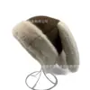 Gorro de felpa holgado para mujer, calidez para otoño e invierno, efecto adelgazante del rostro, sombrero versátil, gorro holgado