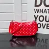 Bolso de Moda Nuevo para Mujer 2026, Elegante Bolso de Hombro Fresco de Lunares, Lindo Bolso de Hombro para Salidas Diarias de Estudiante
