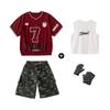 Ropa Hip Hop para Niños Talla Niños Hip Hop Calle Americana Niñas Verano Moderna Fresca Manga Corta Hip Hop Infantil Ropa de Moda