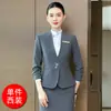 Nuevo atuendo formal de estilo chino para recepción y exámenes de arte, uniforme de azafata, traje profesional para mujer, uniforme de trabajo tradicional para recepción de hotel
