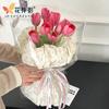 Sombra Companheira de Flor 38g Engrossada Rosa Impressa Sydney Buquê de Papel Forro de Loja de Flores Material de Suprimentos de Papel de Embrulho