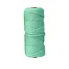 Cuerda de Algodón Colorida de 3 mm Hecha a Mano DIY Tejido Tapicería Atado Decoración Navideña Manualidades Cuerda de Algodón Colorida