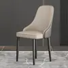 Silla de Comedor Minimalista Italiana, Silla Moderna Simple, Silla con Respaldo de Lujo Ligero, Taburete para Apartamento Pequeño, Hogar, Hotel, Restaurante