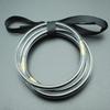 Pulsera de Silicona de 5 Capas con Polvo Dorado Pulsera de Manguera Colorida Traje de Cinta para Damas Brazalete de Gelatina con Lazo