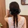 Estilo College Renda Quatro Camadas Renda 2025 Novo Estilo Coreano Coque Suave Elástico de Cabelo Corda de Cabelo Corda de Cabelo
