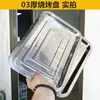 Venta Directa de Fábrica Placa Cuadrada Pequeña Magnética de Acero Inoxidable 03 Modelos Gruesos y Delgados para Uso Doméstico y Comercial Plato para Servir Restaurante de Barbacoa Plato de Barbacoa