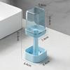 Suporte Vertical Simples para Escova de Dentes Copo para Gargarejo Dormitório Pasta de Dente Suporte para Escova de Dente Elétrica Pasta de Dente com Cabo Artefato de Lavagem