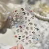 Tomoni Estampado Fofo Bordado Cachorrinho Estilo Ballet Adesivos para Unha Decalques de Unha Planejador Decoração Cartoon Atacado