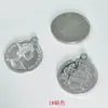 Cabeça de Beleza Vintage Moeda de Ouro Pequeno Pingente DIY Brinco Pulseira Colar Artesanal Material Joias Atacado