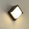 Lámpara de pared LED exterior moderna simple impermeable tamaño pequeño lámpara de pared interior sala de estar pasillo ilumina hacia arriba y hacia abajo lámpara de pared de balcón