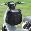 Bolsa para Capacete de Bicicleta Elétrica e Motocicleta, Bolsa Portátil para Armazenamento Frontal, Grande Capacidade com Alça de Ombro Ajustável
