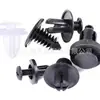 En Stock 100 Piezas Clips de Plástico para Coche Empaquetados en Caja, Clips de Fijación para Parachoques de Coche, Clips de Palanca para Retirar