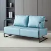 Cadeira de sofá de ferro estilo retrô industrial luxo leve simples sala de estar área de lounge sofá designer sofá pequeno individual