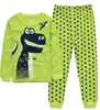 Novas roupas infantis manga longa menino menino bebê desenho animado manga longa aeronave casa terno pijamas k212