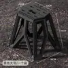 Banqueta Dobrável de Plástico Pequeno Banco Espesso Banco para Camping ao Ar Livre Banco Banco Banco de Pesca Portátil Doméstico Pequeno Banco Baixo