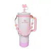 Botella de Agua Térmica Stanley Tapón Antipolvo Taza con Popote Tapa de Taza Correa de Mano Cordón para Botella de Agua Múltiples Estilos Versátiles Set