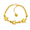 Live Supply Pulsera de Estrella de Cinco Puntas Simple de Moda Nueva para Mujer Popular en Instagram Versátil Pulsera de Estrella Venta al por Mayor