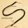 Cordón Colgante Ajustable Sencillo Colgante de Jade Colgante Hecho a Mano Cuerda Ágata Dorada Joyería de Cristal Cadena para Clavícula Collar Cuerda