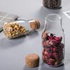 Frasco de almacenamiento al por mayor de fábrica, frasco de corcho para almacenamiento de té, granos de frutos secos, especias y café, frasco sellado.