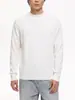 Camiseta de Manga Larga de Color Sólido con Cuello Semi-Alto de Lyocell para Hombre Mu Qiu Ropa para Hombre Camiseta Base de Punto de Alta Gama para el Trabajo