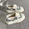 Diseño de Dos Usos ~ Zapatos de Lona Gruesos Transpirables de Verano Originales de Nicho para Mujer 2025 Nuevos Zapatos Blancos Versátiles