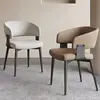 Silla de Comedor de Lujo Ligero Estilo Italiano con Respaldo, Adecuada para Comedores Domésticos, Silla con Respaldo Minimalista Moderno Nórdico, Taburete de Reunión para Hotel