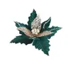 Flores Navideñas de 29 cm, Decoraciones Navideñas, Arreglos Florales para Árbol de Navidad, Decoraciones de Atmósfera para Bodas y Festividades, Flores Artificiales, Venta al por Mayor