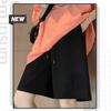 Shorts estilo Hong Kong masculinos de verão, finos, estilo americano, retrô, soltos, casuais, esportivos, de marca da moda, calças da moda de rua