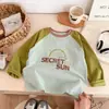 Camiseta Raglan Manga Longa 2026 Infantil 10A Algodão Lycra Antibacteriano Sem Costura, Camiseta Básica Manga Longa, Top Interno
