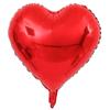 Globo de Película de Aluminio Corazón Monocromático de 5 pulgadas / 10 pulgadas / 18 pulgadas Decoración Boda Día de San Valentín Día de Año Nuevo Diseño de Habitación de Boda