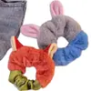 Scrunchie de Pelúcia Nick Fox Zootopia Nick Judy Prendedor de Cabelo Feminino Faixa de Cabelo Desenho Animado Corda de Cabelo Anel de Intestino Grosso Elástico