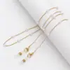 Nuevo producto transfronterizo: Cadena Sencilla y Elegante de Perlas Artificiales para Gafas, Cadena para el Cuello para Evitar que la Mascarilla se Caiga, Cadena para Gafas de Sol