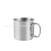 Dropshipping Transfronteiriço Copo de Água Dobrável de Aço Inoxidável 304 para Exterior Utensílio de Cozinha Estilo Camping ao Ar Livre Copo Portátil com Logotipo Imprimível