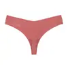 Tanga sexy para yoga, ajuste invisível sem costura, calcinha feminina de cintura baixa, plus size, seda gelada, secagem rápida, cuecas atacado