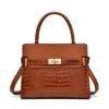 Bolsa preta transfronteiriça, bolsa feminina Kelly, popular na África, bolsa de ombro, bolsas de mão, bolsas femininas, atacado de fábrica