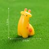 Micro Paisaje Caricatura Lindo Adornos de Jirafa Jardinería Decoraciones DIY Accesorios para Colgar Adornos Pequeños de Escritorio para Coche