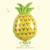 Forma de fruta y verdura papel de aluminio flotante bola de aire accesorios para fotos diseño de actividad decoración de diseño para fiesta temática de cumpleaños