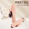 Modelo de Mano de Simulación Completa de Silicona para Uñas para Exhibición y Práctica en Vivo, con Articulaciones Flexibles y Móviles para Posicionamiento, Venta al por Mayor de Arte para Uñas