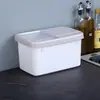 Cubo de Arroz de Plástico al por Mayor en Stock, a Prueba de Insectos y Humedad, con Tapa para Uso en Cocina Doméstica, Cubo Sellado para Almacenamiento a Prueba de Humedad