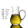 Venda por atacado com alça pote de vinho transparente com separador de licor de escala LOGO vinho de vidro transparente doméstico derramando pote de vinho