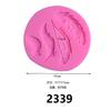 Molde de silicone para bolo com pena de corte de 4 peças, fondant, DIY, chocolate, assar, decoração de bolo, argila, gesso