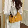 Bolsa feminina de alta qualidade, padrão trançado requintado, nova coleção outono 2026, versátil para o trabalho, de ombro, bolsa de mão, crossbody e de axila