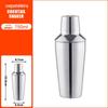 350ml Shaker Shaker Shek Pot Shaker Milk Tea Shake Cup Aço Inoxidável Shake Garrafa Ferramentas para Loja de Bebidas