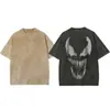 Anime Europeo y Americano Transfronterizo Retro Mangas Cortas de Cinco Puntas Camiseta