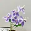 Flores Artificiais com Sonho Roxo Decoração de Casamento ao Ar Livre Layout de Cena Interna Flores Artificiais Atacado Arte Floral